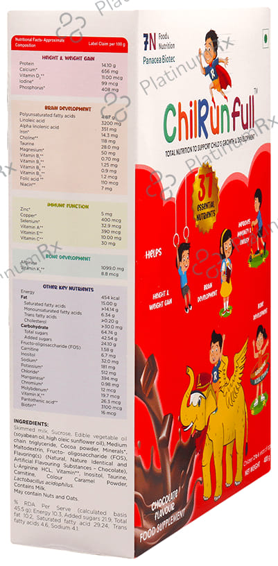 ChilRunfull 2+ Drink For Children’s Growth and Development Chocolate 400 gm