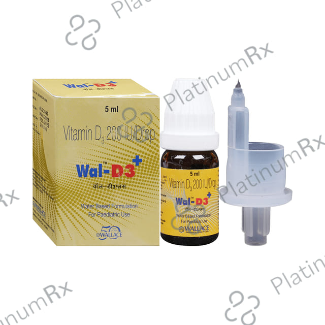 Wal D3 Plus 200IU Oral Drop 5ml