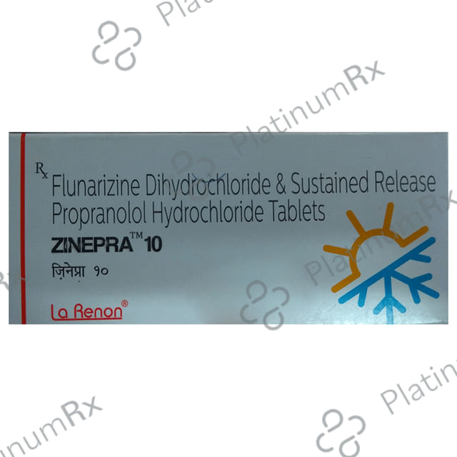 Zinepra 10 10/40mg Tablet SR 10s