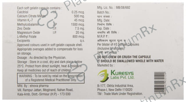 Caltock M2 Soft Gelatin Capsule 10s
