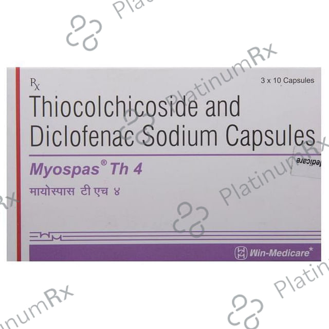 Myospas TH 50/4mg Capsule 10s