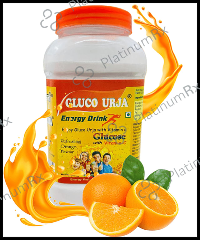 Om Biotec Gluco Urja Energy Drink Refreshing Orange
