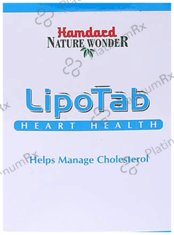 Hamdard Lipotab Tablet for Heart Health & Cholesterol Management
