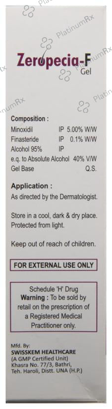 Zeropecia F Gel 60gm