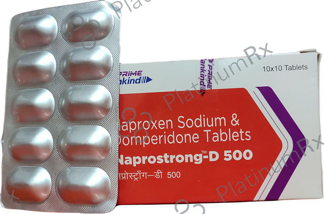 Naprostrong D 10/500mg Tablet 10s