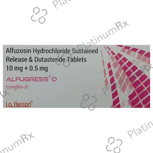 Alfugress D 10/0.5mg Tablet SR 10s