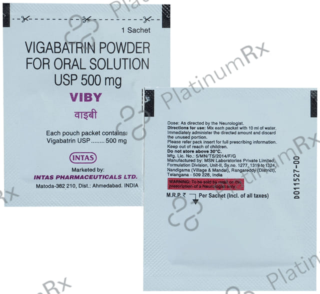 Viby 500mg Sachet Powder For Oral Solution 1s