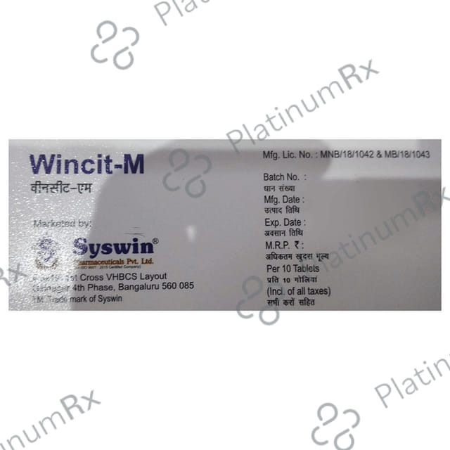 Wincit M 5/10mg Tablet 10s