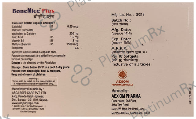 Bonenice Plus Softgel Capsule