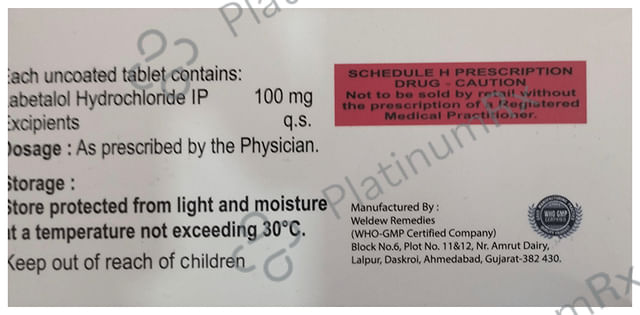 Labiadol 100mg Tablet 10s