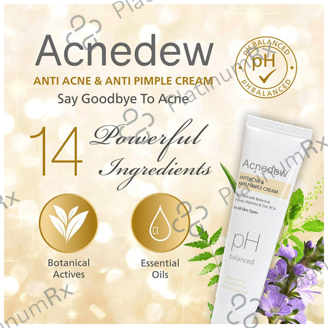 Acnedew PH Balanced Anti Acne & Anti Pimple Cream (25gm Each) 4 Tube
