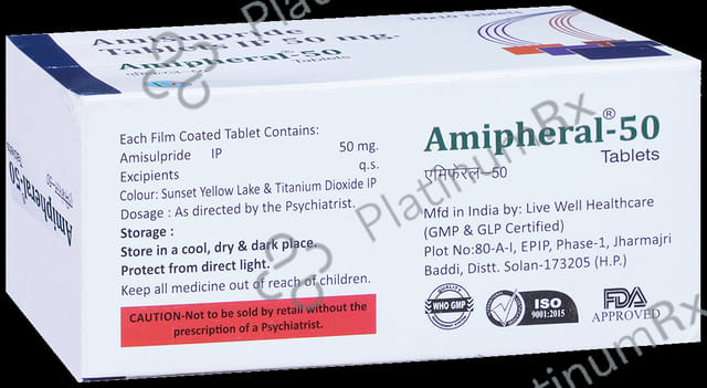Amipheral 50mg Tablet 10s
