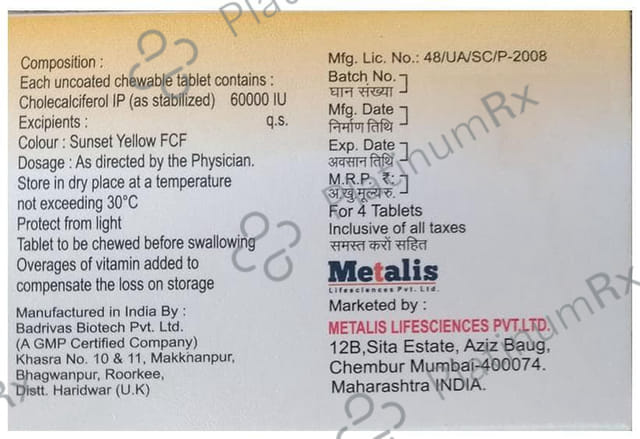 Metaferol 60K Orange Tablet