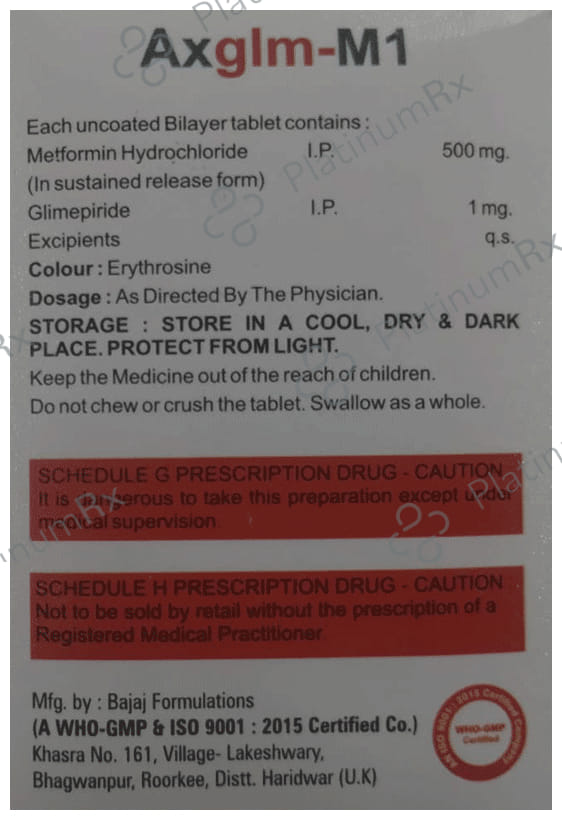 Axglm M1 Tablet SR 10s