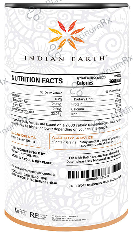 Indian Earth Plain Quinoa Grains