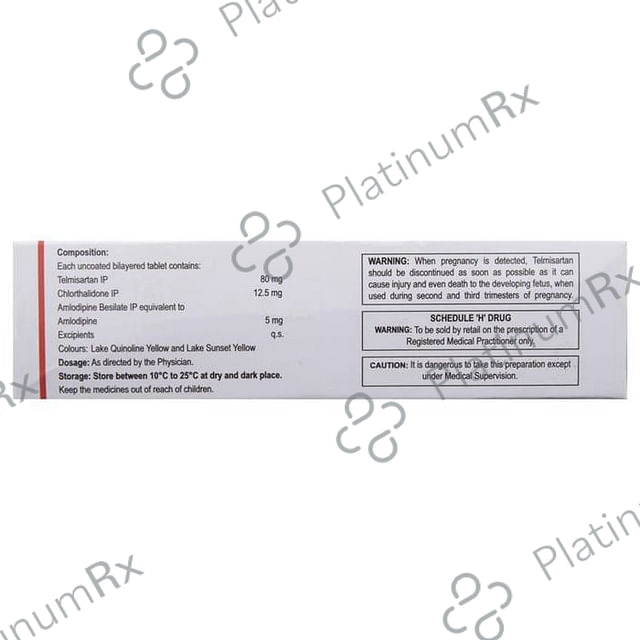 Eritel CH Trio 80/5/12.5mg Tablet 15s