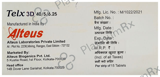 Telx 3D 40/5/6.25 Tablet