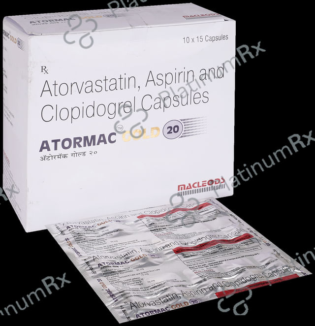 Atormac Gold 20/75/75mg Capsule 15s