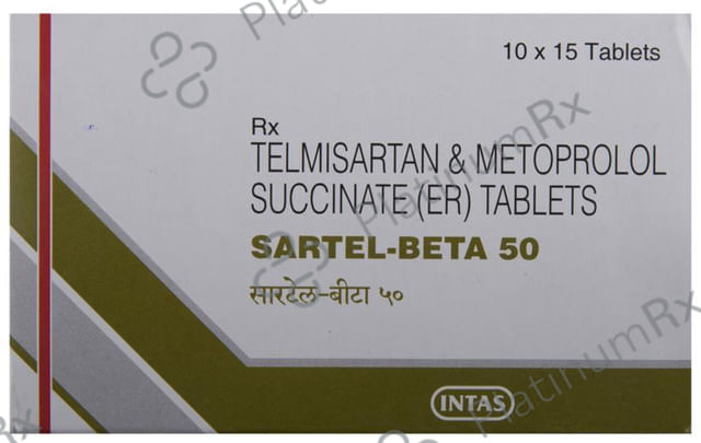 Sartel Beta 50/40mg Tablet ER 15s