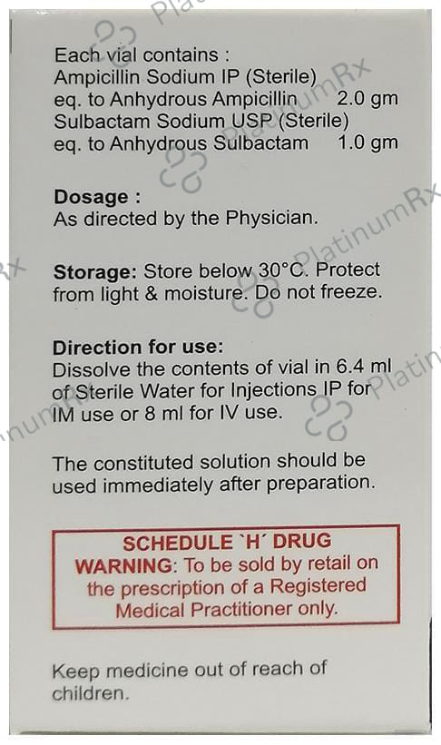 Ampitrust 3gm Injection 1s