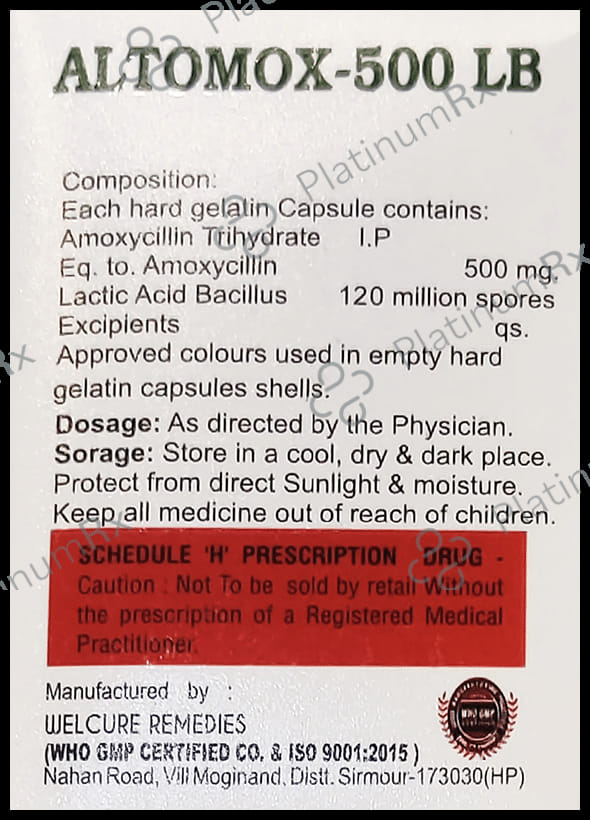 Altomox LB 500mg Capsule 10s