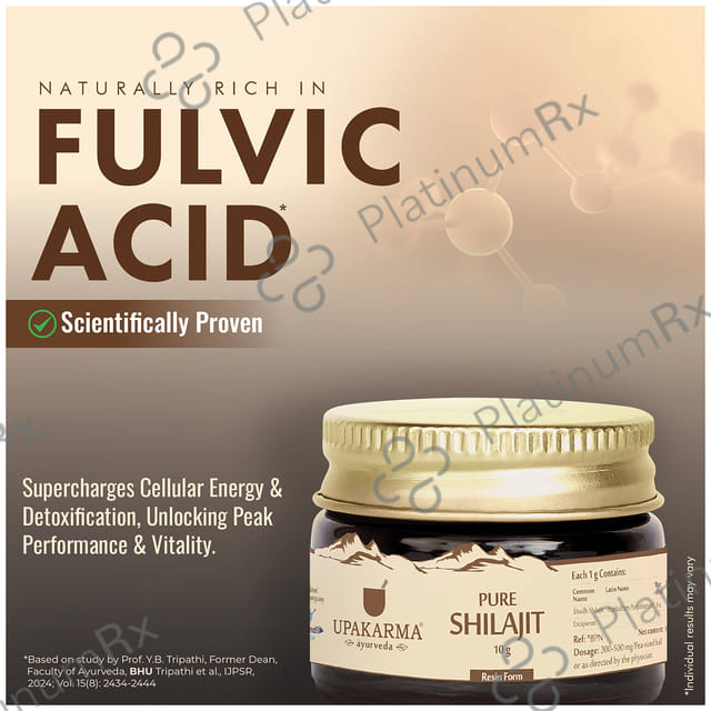 Upakarma Ayurveda Pure Shilajit Resin Form