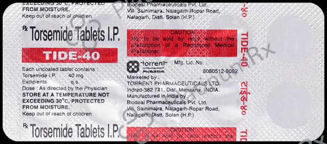 Tide 40mg Tablet 10s