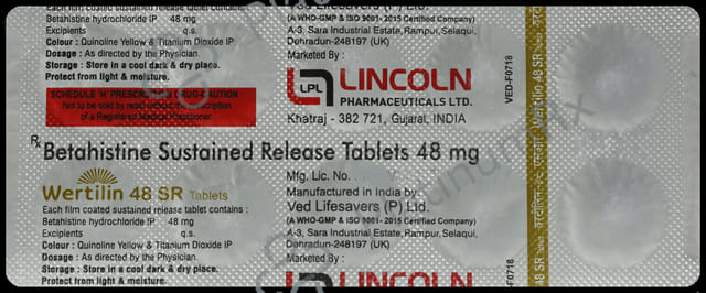 Wertilin 48mg Tablet SR