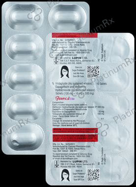 Verifica DM 10/500/100mg Tablet SR 10s