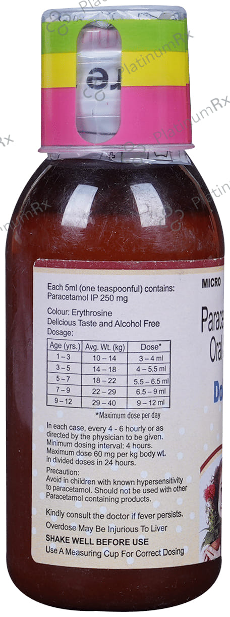 Dolopar 250mg Suspension 60ml