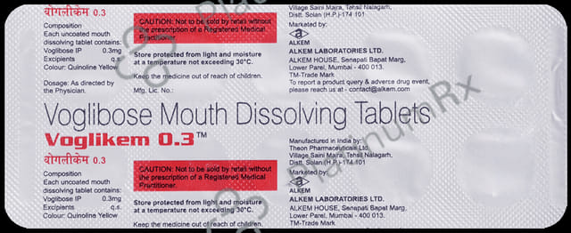 Voglikem MD 0.3mg Tablet 10s