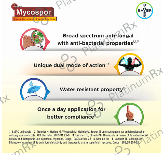 Mycospor 10mg Cream 30gm