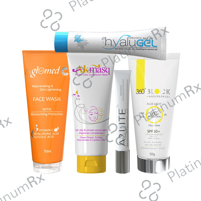 EMM'S Ideal Skincare Kit for Hyperpigmentation & Uneven Skin Tone 5 tubes Tube
