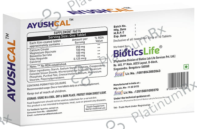 BioticsLife Ayushcal Tablet