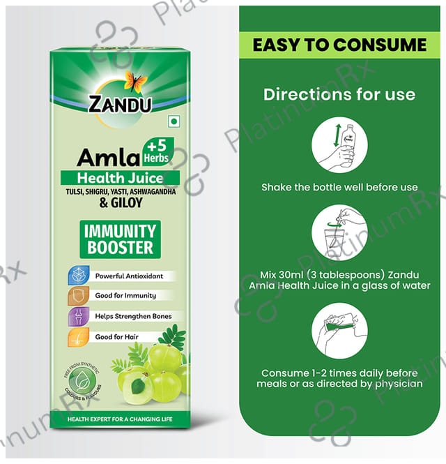 Zandu Amla +5 Herbs Juice