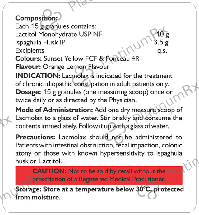 Lacmolax Husk 90gm