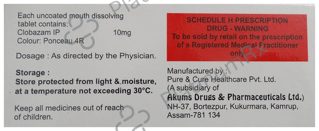 Clobalay 10mg Tablet MD 10s