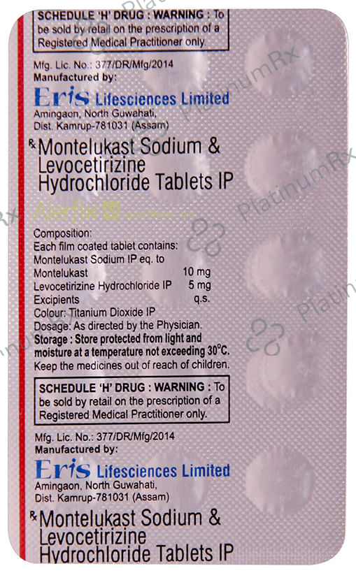 Alerfix M 5/10mg Tablet 15s