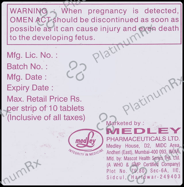 Omen Act Tablet 10s