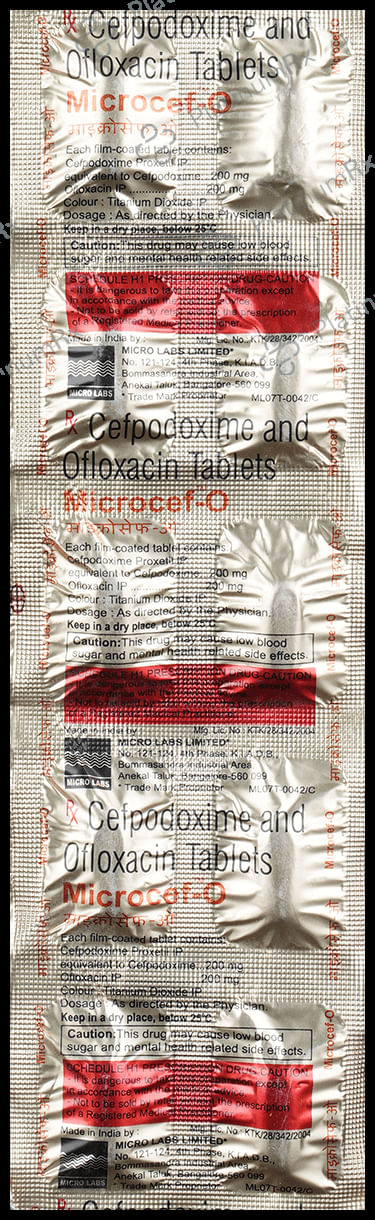 Microcef O 200/200mg Tablet 10s