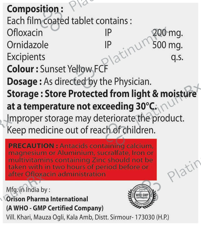 Ben 200/500mg OZ Tablet 10s