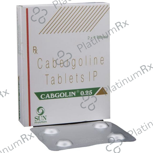 Cabgolin 0.25mg Tablet 4s