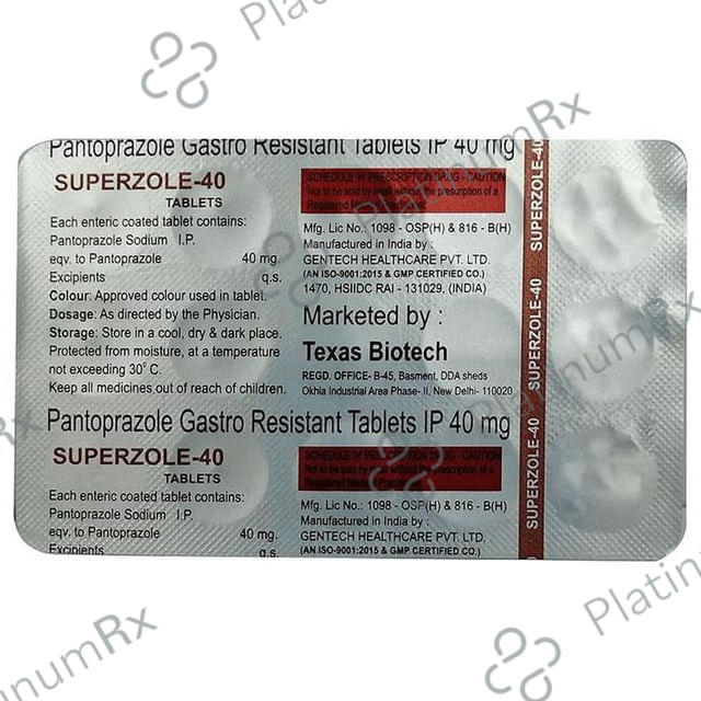 Superzole 40 Tablet