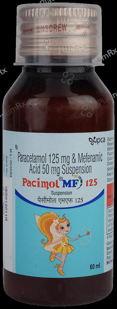 Pacimol MF 125 Oral Suspension