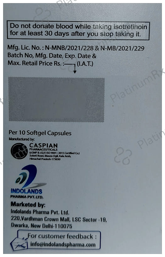 Indotroin 5 Capsule Soft Gelatin Capsule