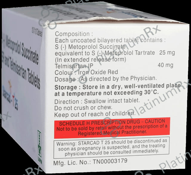 Starcad T ER 25/40mg Tablet 10s