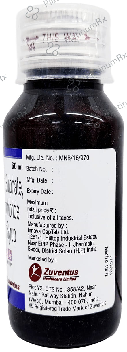 Soventus LS JR 10/25/0.5mg Syrup 60ml