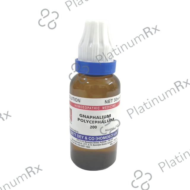 Sett Dey Gnaphalium Polycephalum Dilution 200