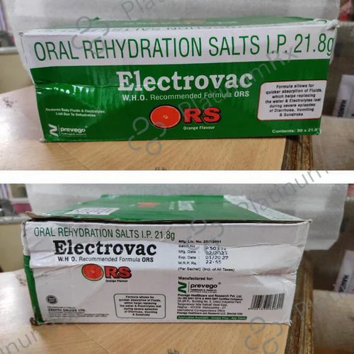 Electrovac ORS Orange Flavour Powder 21.8g