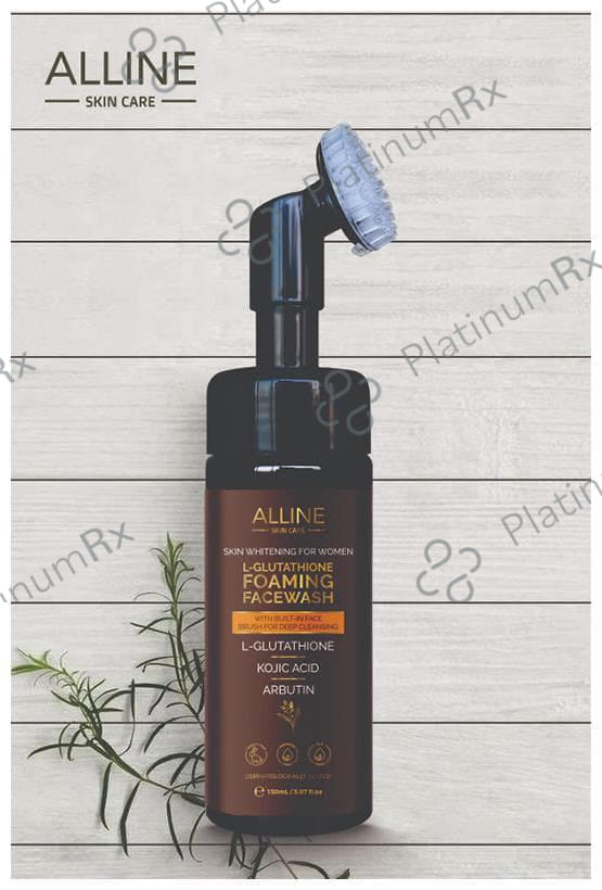 Alline L-Glutathione Foaming Face Wash for Women
